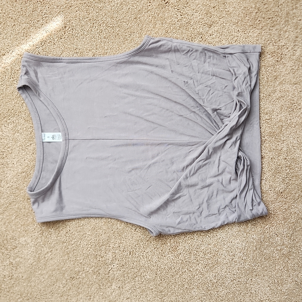 Alo crop top, size small